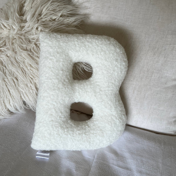 Boucle Letter Cushion